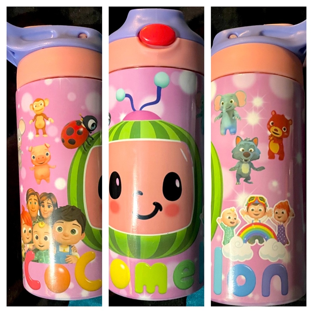 Cocomelon flip top 12oz sippy cup